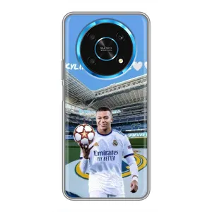 Чехол (TPU) с Футболистом на Huawei Honor Magic 5 Lite 5G (Mbappe Real)