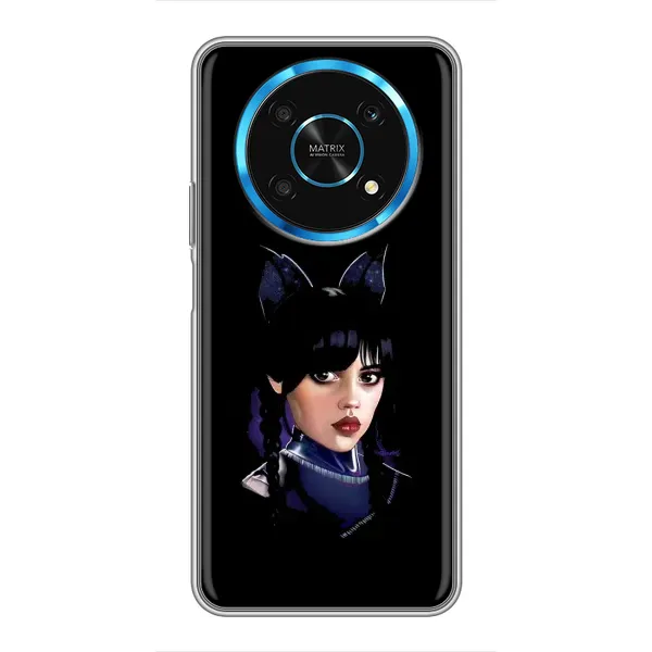 Чехол с рисунком «Милая Уэнсдей» для Huawei Honor Magic 5 Lite 5G Чехол с рисунком «Милая Уэнсдей» для Huawei Honor Magic 5 Lite 5G