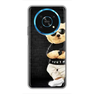 Чехлы Мишка Тедди для Хуавей Хонор Меджик 5 Лайт 5G (Мишка в очках)