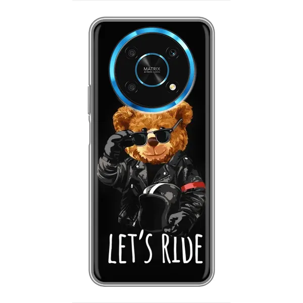 Чехол с рисунком «Модный Мишка» для Huawei Honor Magic 5 Lite 5G Чехол с рисунком «Модный Мишка» для Huawei Honor Magic 5 Lite 5G