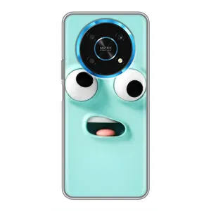 Силиконовые Чехлы (смешные стикеры) для Huawei Honor Magic 5 Lite 5G (Забавное мятное лицо)