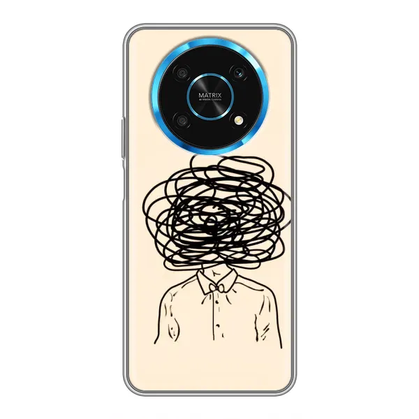 Чехол с рисунком «Мысли» для Huawei Honor Magic 5 Lite 5G Чехол с рисунком «Мысли» для Huawei Honor Magic 5 Lite 5G