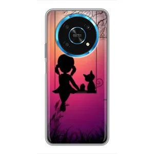 Дівчачий Чохол для Huawei Honor Magic 5 Lite 5G (На гойдалці)
