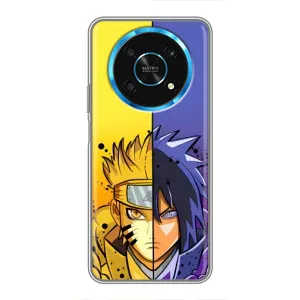 Купить Чехлы на телефон с принтом Anime для Huawei Honor Magic 5 Lite 5G (Naruto Vs Sasuke)