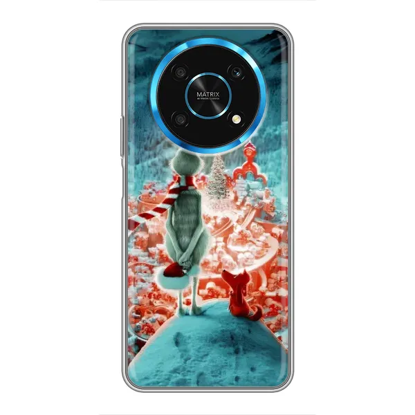 Чехол с рисунком «Новогодний Гринч» для Huawei Honor Magic 5 Lite 5G Чехол с рисунком «Новогодний Гринч» для Huawei Honor Magic 5 Lite 5G