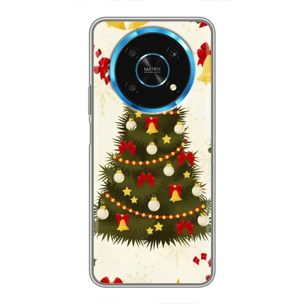 Чехол с рисунком «Новогодний принт» для Huawei Honor Magic 5 Lite 5G Чехол с рисунком «Новогодний принт» для Huawei Honor Magic 5 Lite 5G