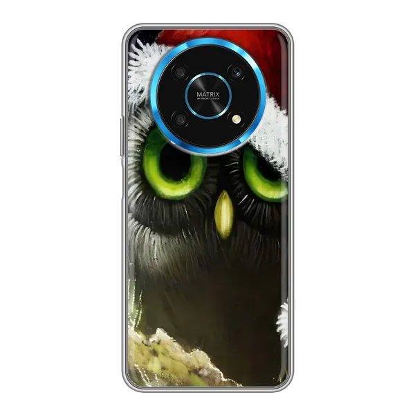 Чехол с рисунком «Новогодняя Сова» для Huawei Honor Magic 5 Lite 5G Чехол с рисунком «Новогодняя Сова» для Huawei Honor Magic 5 Lite 5G