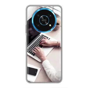 Силиконовый бампер (Работники) на Huawei Honor Magic 5 Lite 5G (Офисный работник)
