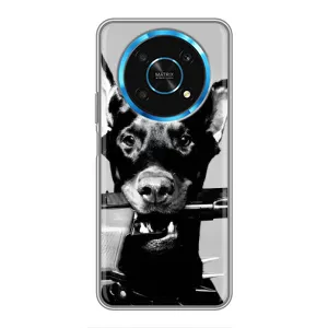 Чехол ДОБЕРМАН для Huawei Honor Magic 5 Lite 5G (Опасный доберман)