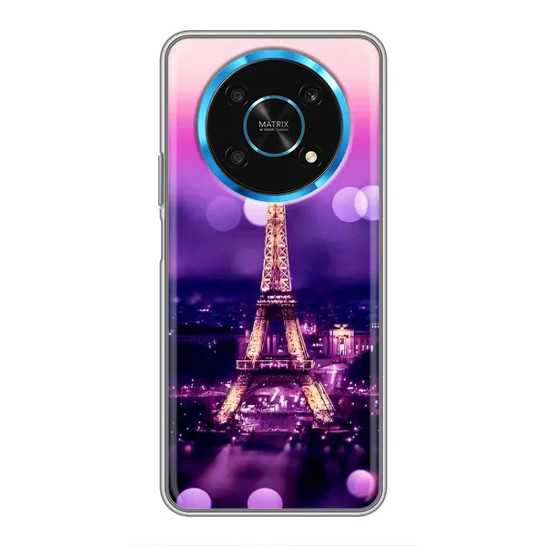 Чехол с рисунком «Париж башня» для Huawei Honor Magic 5 Lite 5G