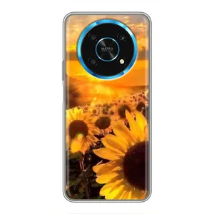 Чохол з Квітами для Huawei Honor Magic 5 Lite 5G (поле соняшників)