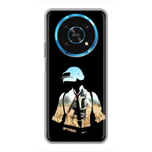 Силиконовый чехол с картинкой "Герой Pubg" на Huawei Honor Magic 5 Lite 5G (Пубг мен)