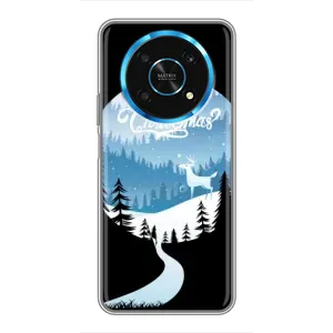 Силіконовий бампер на різдво для Huawei Honor Magic 5 Lite 5G (Різдвяний Олень)