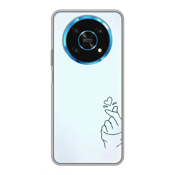 Чехол с рисунком «Сердце на голубом» для Huawei Honor Magic 5 Lite 5G Чехол с рисунком «Сердце на голубом» для Huawei Honor Magic 5 Lite 5G