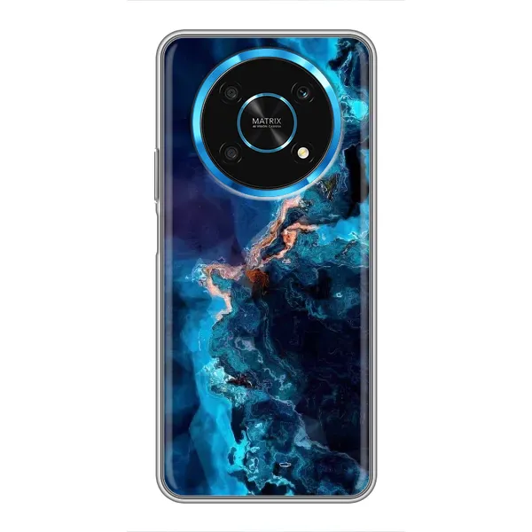 Чехол с рисунком «Синий мрамор» для Huawei Honor Magic 5 Lite 5G Чехол с рисунком «Синий мрамор» для Huawei Honor Magic 5 Lite 5G