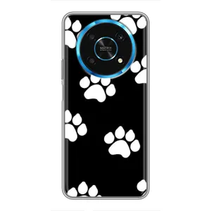 Бампер для Huawei Honor Magic 5 Lite 5G с картинкой "Песики" (Следы собак)