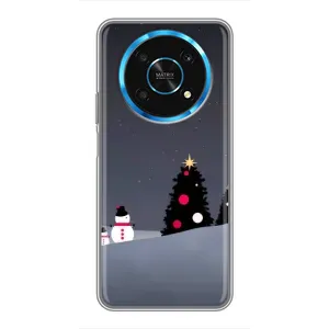 Чехлы на Новый Год Huawei Honor Magic 5 Lite 5G (Снеговички)