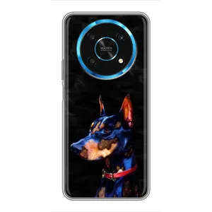Бампер для Huawei Honor Magic 5 Lite 5G с картинкой "Песики" (Собака Мопс)