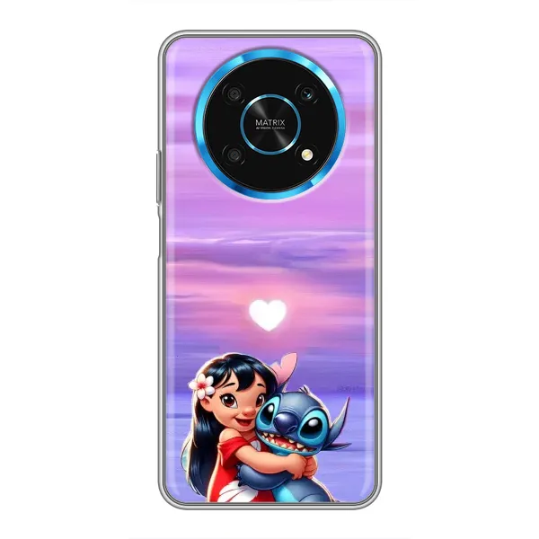 Чехол с рисунком «Стич и Лило» для Huawei Honor Magic 5 Lite 5G Чехол с рисунком «Стич и Лило» для Huawei Honor Magic 5 Lite 5G