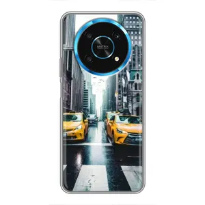 Силиконовый бампер (Работники) на Huawei Honor Magic 5 Lite 5G (Такси)