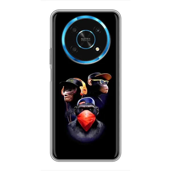 Чехол с рисунком «Три обезьяны» для Huawei Honor Magic 5 Lite 5G Чехол с рисунком «Три обезьяны» для Huawei Honor Magic 5 Lite 5G