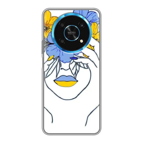 Чехол с рисунком «Украинка на всю голову» для Huawei Honor Magic 5 Lite 5G Чехол с рисунком «Украинка на всю голову» для Huawei Honor Magic 5 Lite 5G