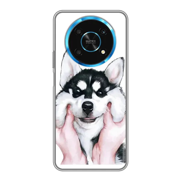Чехол с рисунком «Собака Хаски» для Huawei Honor Magic 5 Lite 5G Чехол с рисунком «Собака Хаски» для Huawei Honor Magic 5 Lite 5G