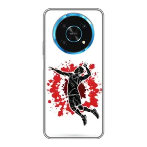 Чохли з прінтом Спортивна тематика для Huawei Honor Magic 5 Lite 5G (Волейболіст)