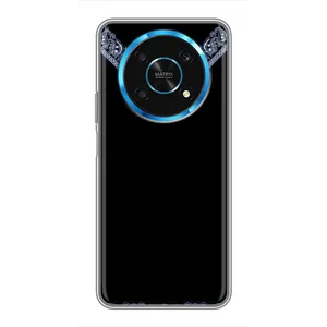 Силиконовый Чехол на Huawei Honor Magic 5 Lite 5G (Воротник вышиванки)