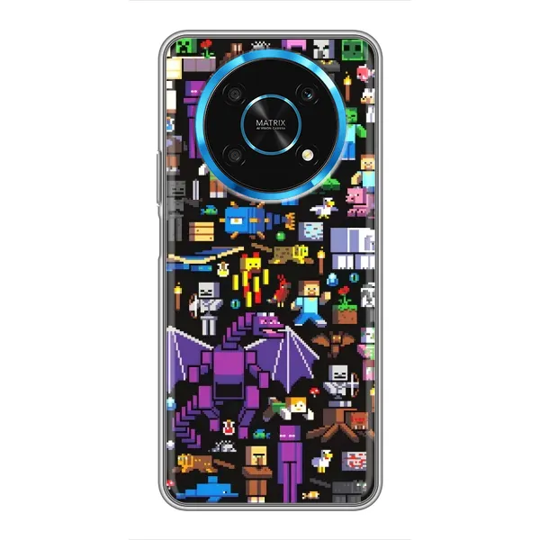 Чехол с рисунком «Все персонажи» для Huawei Honor Magic 5 Lite 5G