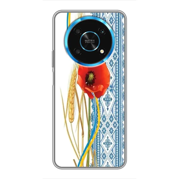 Чехол с рисунком «Вышиванка с цветком» для Huawei Honor Magic 5 Lite 5G Чехол с рисунком «Вышиванка с цветком» для Huawei Honor Magic 5 Lite 5G