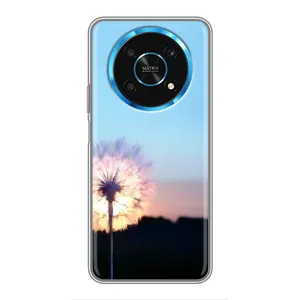 Силіконовий Чохол з кульбабками на Huawei Honor Magic 5 Lite 5G (Захід з кульбабкою)