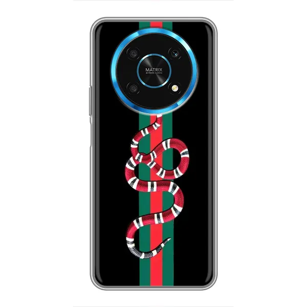 Чехол с рисунком «Змей Гуччи» для Huawei Honor Magic 5 Lite 5G