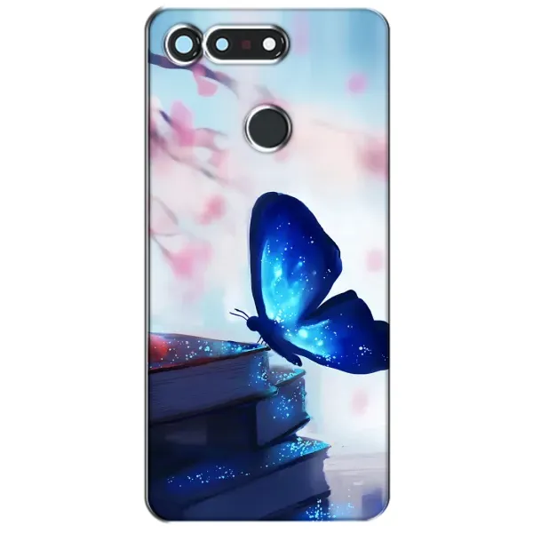Чехол с рисунком «Бабочка синяя» для Huawei Honor View 20 / V20 Чехол с рисунком «Бабочка синяя» для Huawei Honor View 20 / V20