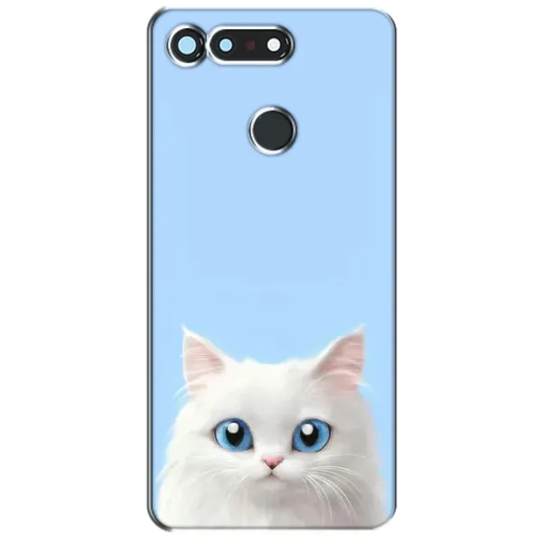 Чехол с рисунком «Белый кот» для Huawei Honor View 20 / V20 Чехол с рисунком «Белый кот» для Huawei Honor View 20 / V20