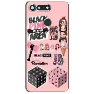 Чехлы с картинкой для Huawei Honor View 20 / V20 (BLACK PINK коллаж)
