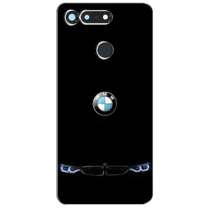 Силиконовый бампер с картинкой машины на Huawei Honor View 20 / V20 (Черный BMW)