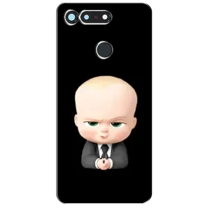 Мультяшный принт на Чехол для Хуавей Хонор Вью 20 / В20 (Бос)