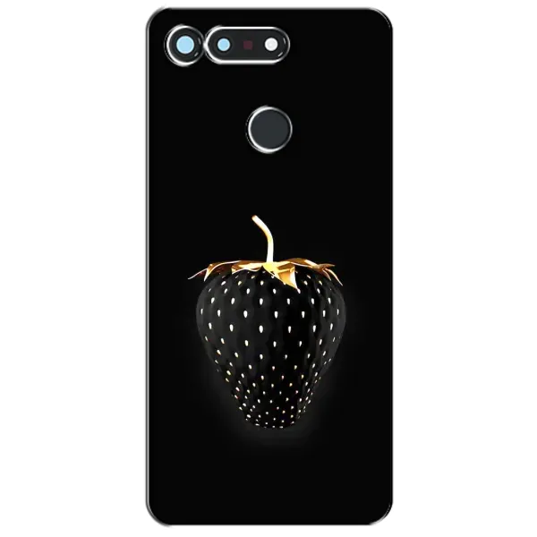 Чехол с рисунком «Чёрная клубника» для Huawei Honor View 20 / V20