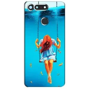 Чохол Стильні дівчата на Huawei Honor View 20 / V20 (Дівчина на гойдалці)