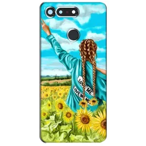 Чохол Стильні дівчата на Huawei Honor View 20 / V20 (Дівчина на полі)