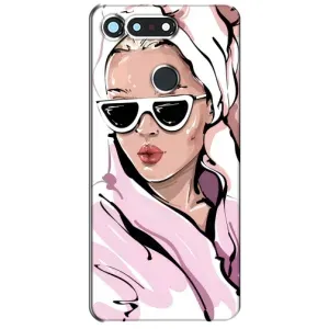 Чохол з картинкою Модні Дівчата Huawei Honor View 20 / V20 (Дівчина в халаті)