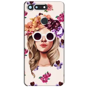 Чохол з картинкою Модні Дівчата Huawei Honor View 20 / V20 (Дівчина в окулярах)