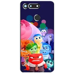 Чехол Головоломка для Huawei Honor View 20 / V20 - (AlphaPrint) (Герои головоломки)