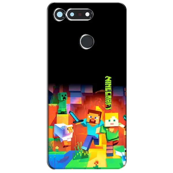 Чехол с рисунком «Герой Майнкрафт» для Huawei Honor View 20 / V20