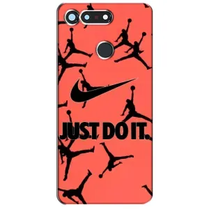 Силіконовый Чохол Nike Air Jordan на Хуавей Хонор Вью 20 / В20 (Just Do It)