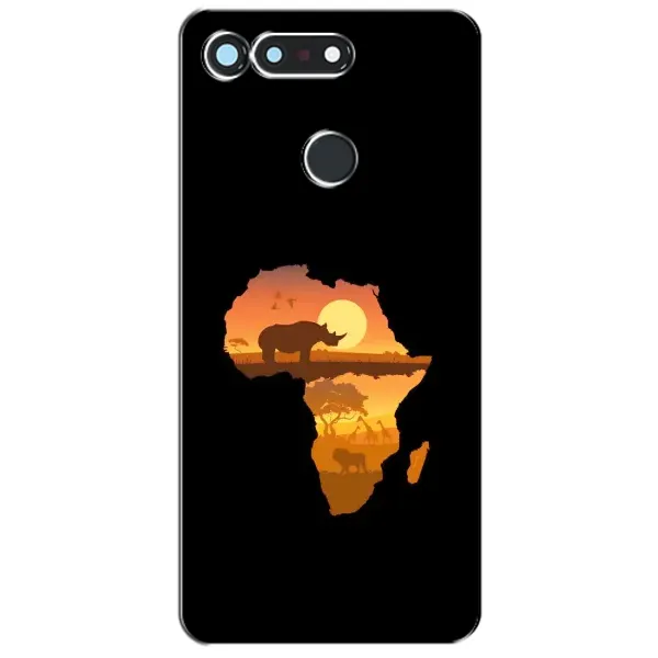 Чехол с рисунком «Карта» для Huawei Honor View 20 / V20