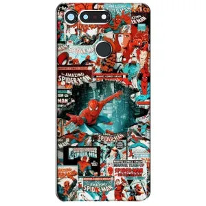 Чехол Супергерой Человека Паука на Huawei Honor View 20 / V20 (Комиксы Человек Паук)