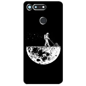 Силиконовый Чехол с принтом "Космонавты" на Huawei Honor View 20 / V20 (Космонавт)