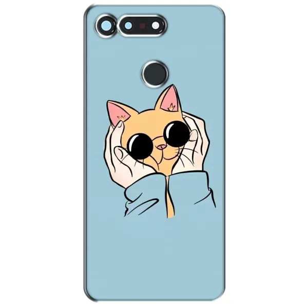 Чехол с рисунком «КОТИК в очках» для Huawei Honor View 20 / V20 Чехол с рисунком «КОТИК в очках» для Huawei Honor View 20 / V20